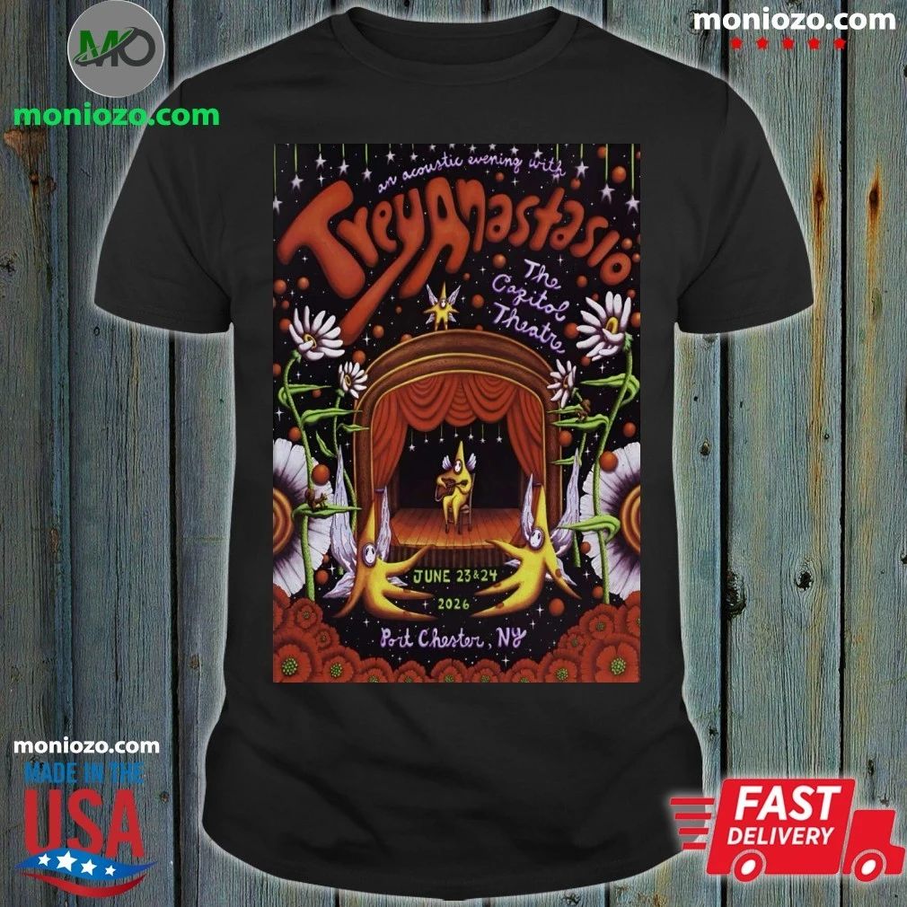 Original Trey Anastasio In Port Chester NY On June 23-24 2026 Tour Poster Shirt