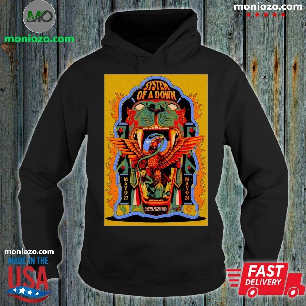 Original System Of A Down Mexico City May 27-28 2026 Poster Shirt