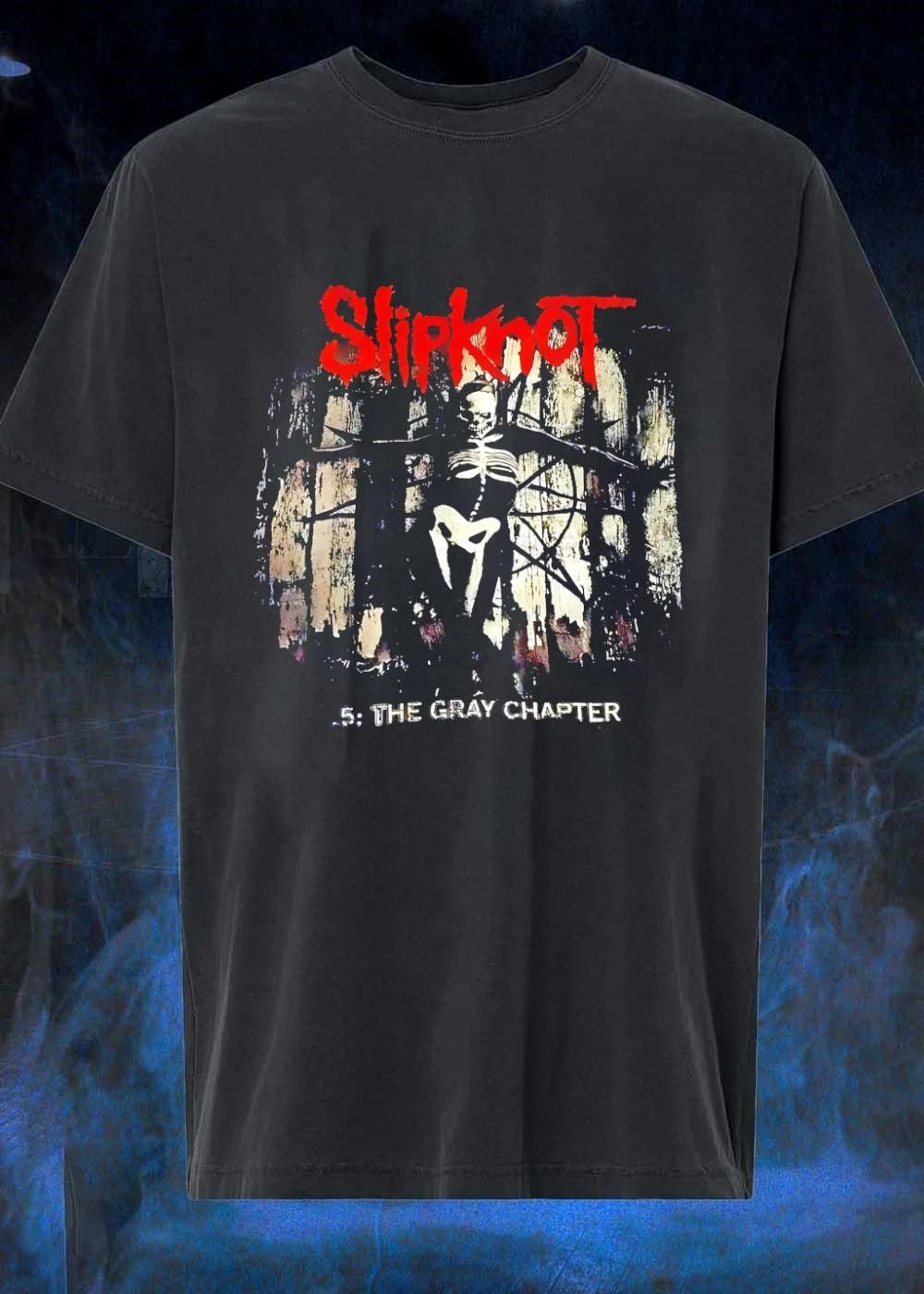 Slipknot Skull Skeleton 5 The Gray Chapter shirt