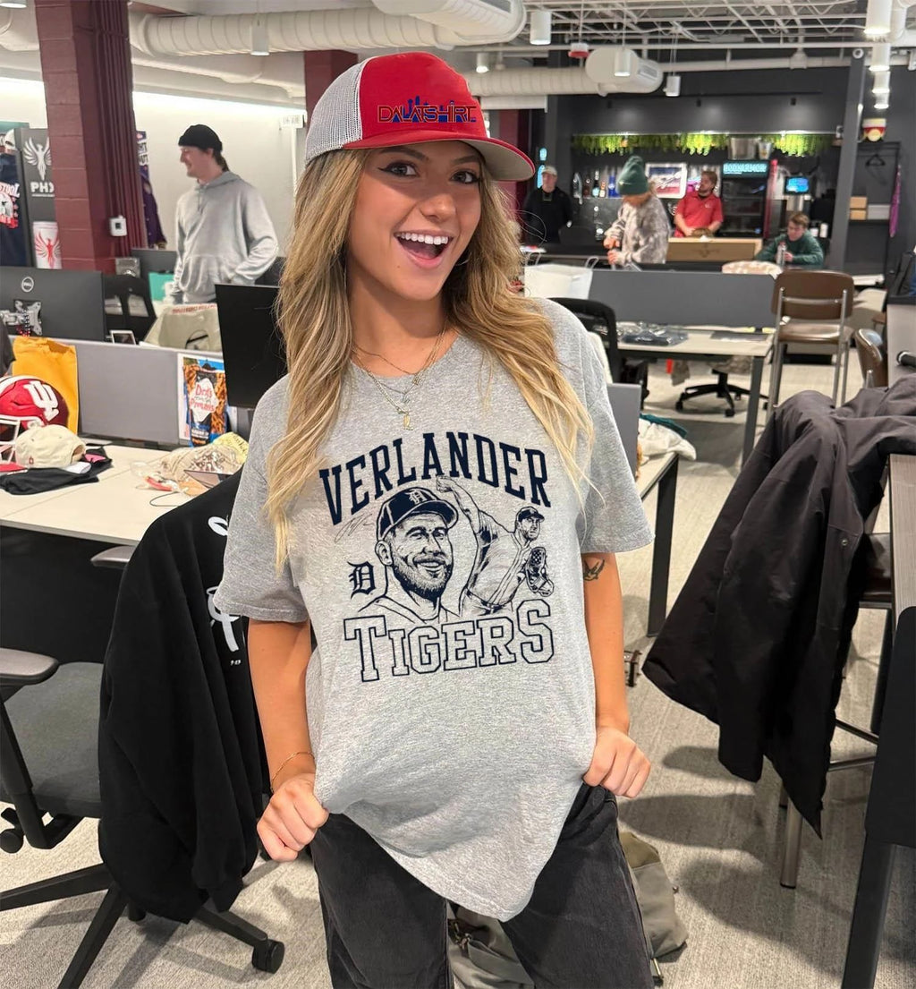 Tigers Justin Verlander Signature Homage shirt