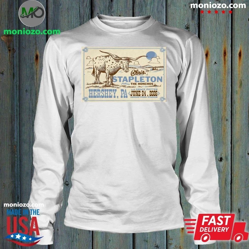 Chris Stapleton June 24 2026, Hershey PA Poster Shirt