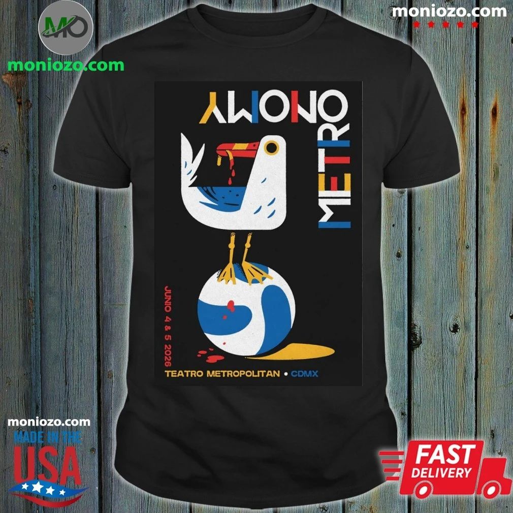 Metronomy In Mexico City On June 4-5 2026 Poster Shirt