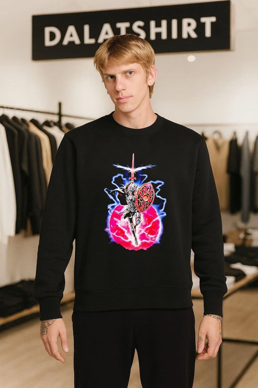 Lightning Knight Sword And Shield shirt