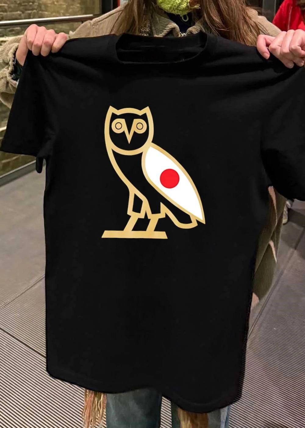 OVO Owl Japan Flag shirt