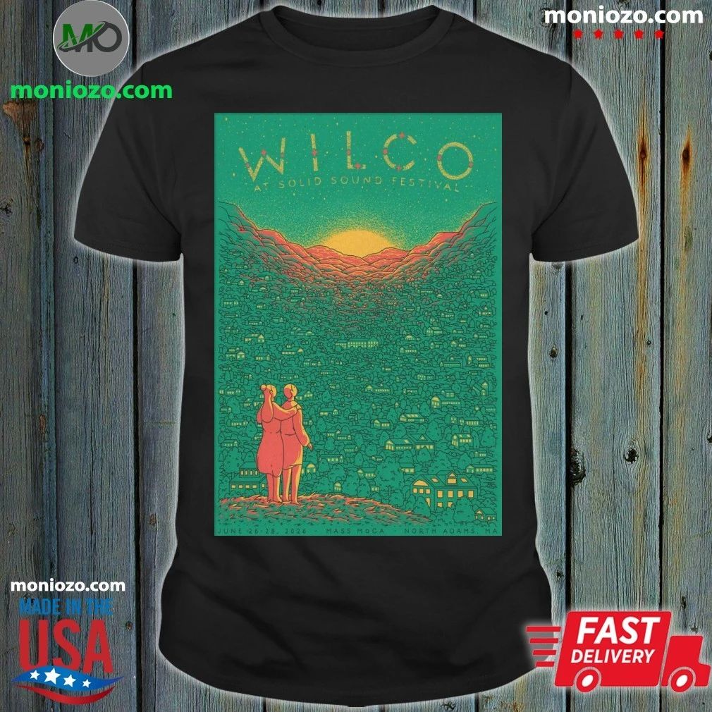 Wilco June 26-28 2026 Solid Sound Festival In North Adams MA Poster T-Shirt