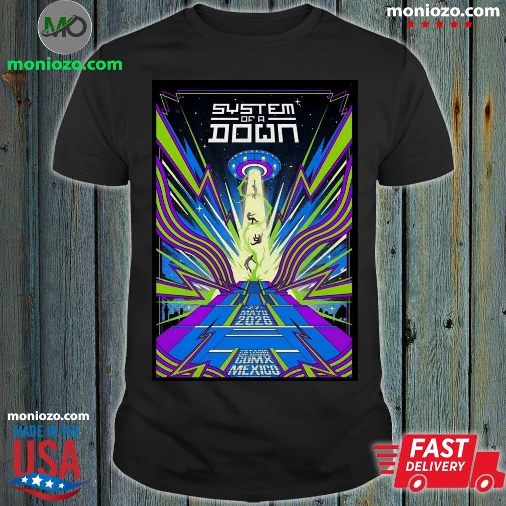 System Of A Down 5 27-5 28 2026 Mexico City Poster Shirt