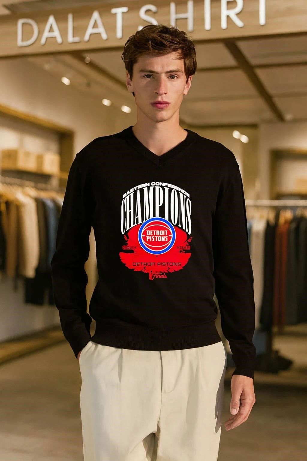 Detroit Pistons 2026 Eastern Conference Champions Final shirt