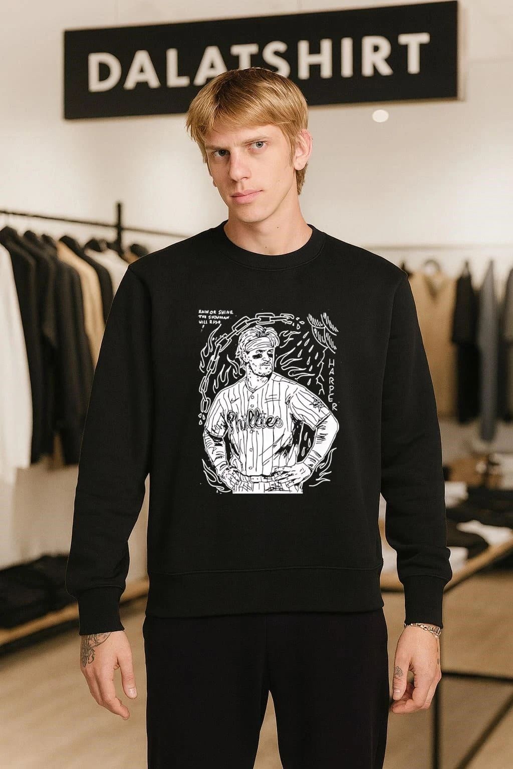 Bryce Harper Rain Or Shine The Showman Will Rise shirt