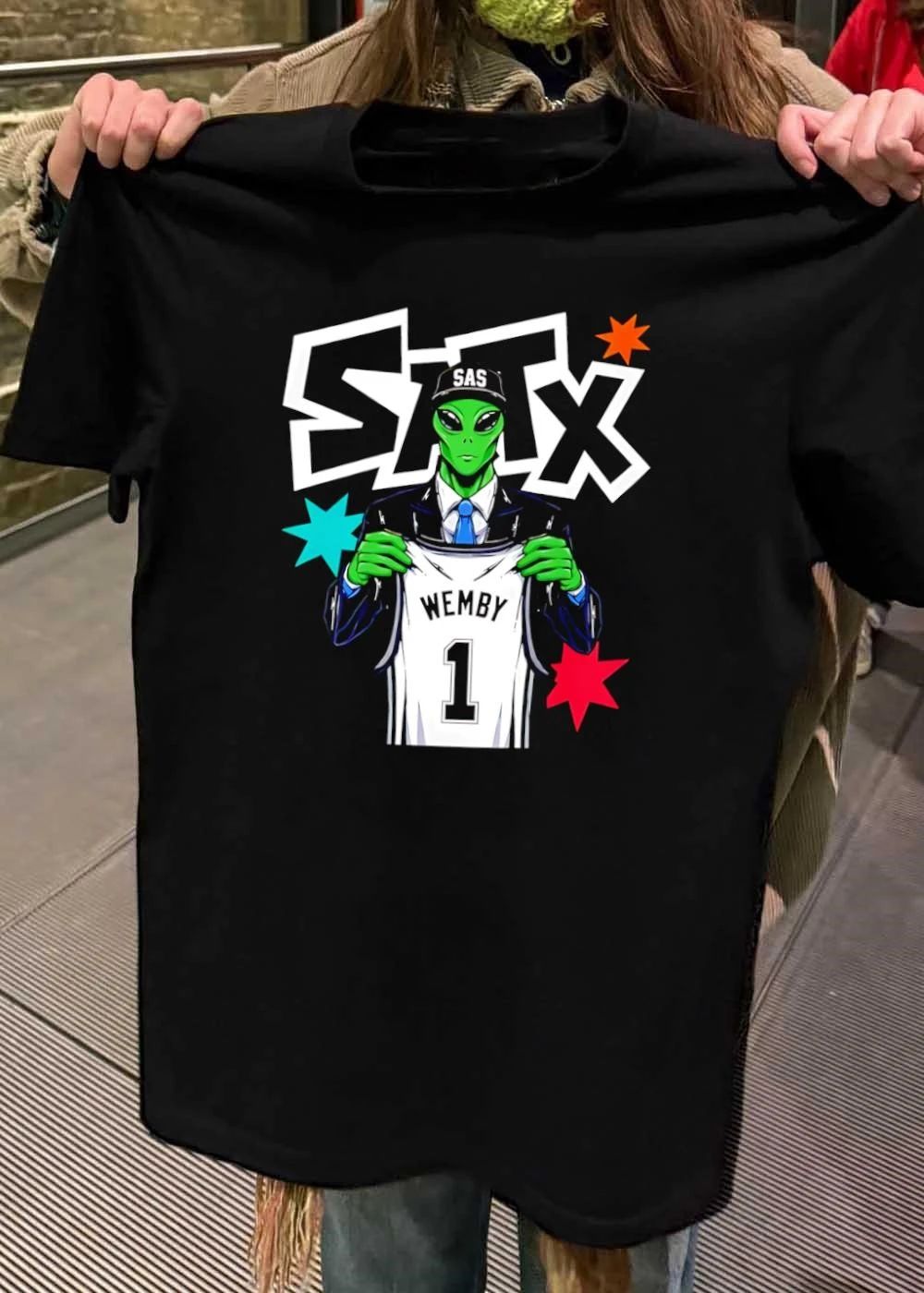 SATX SAS Wemby 1 Alien Suit Holding Jersey shirt