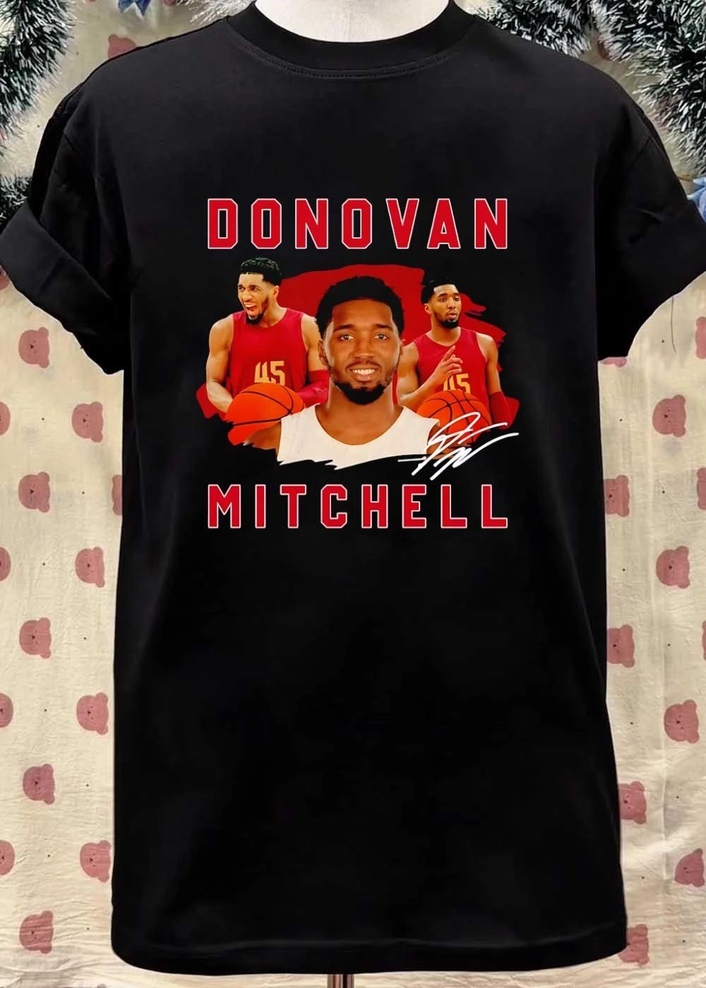 Donovan Mitchell Cleveland 45 Basketball Signature shirt