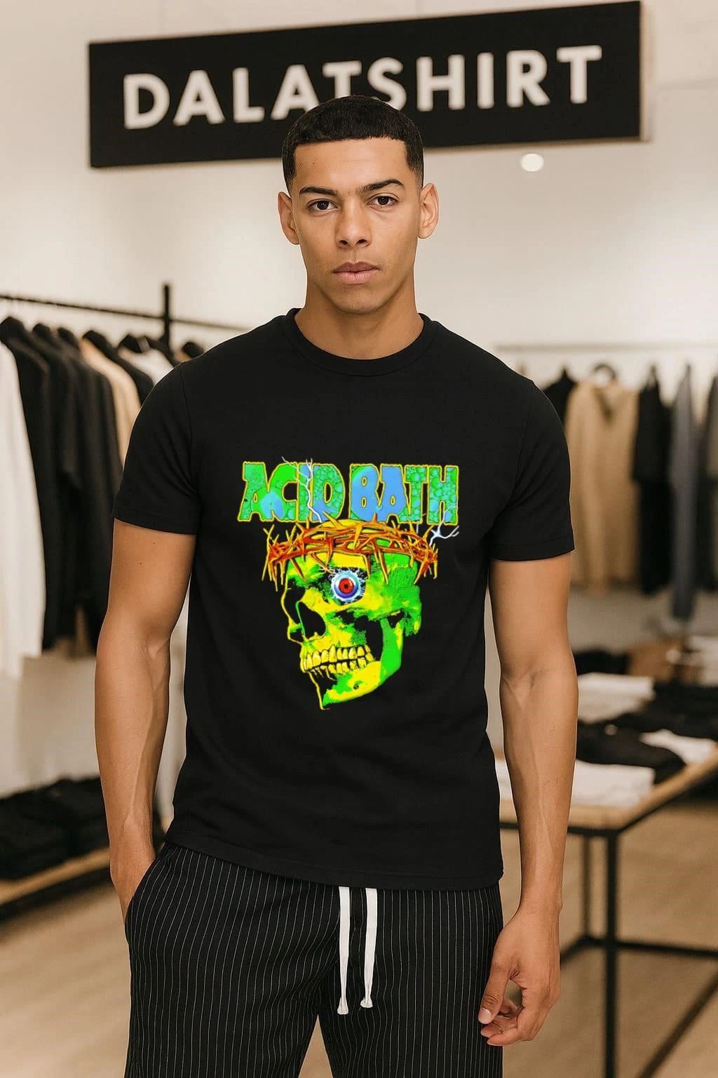 Acid Bath Skull When The Kite String Pops shirt