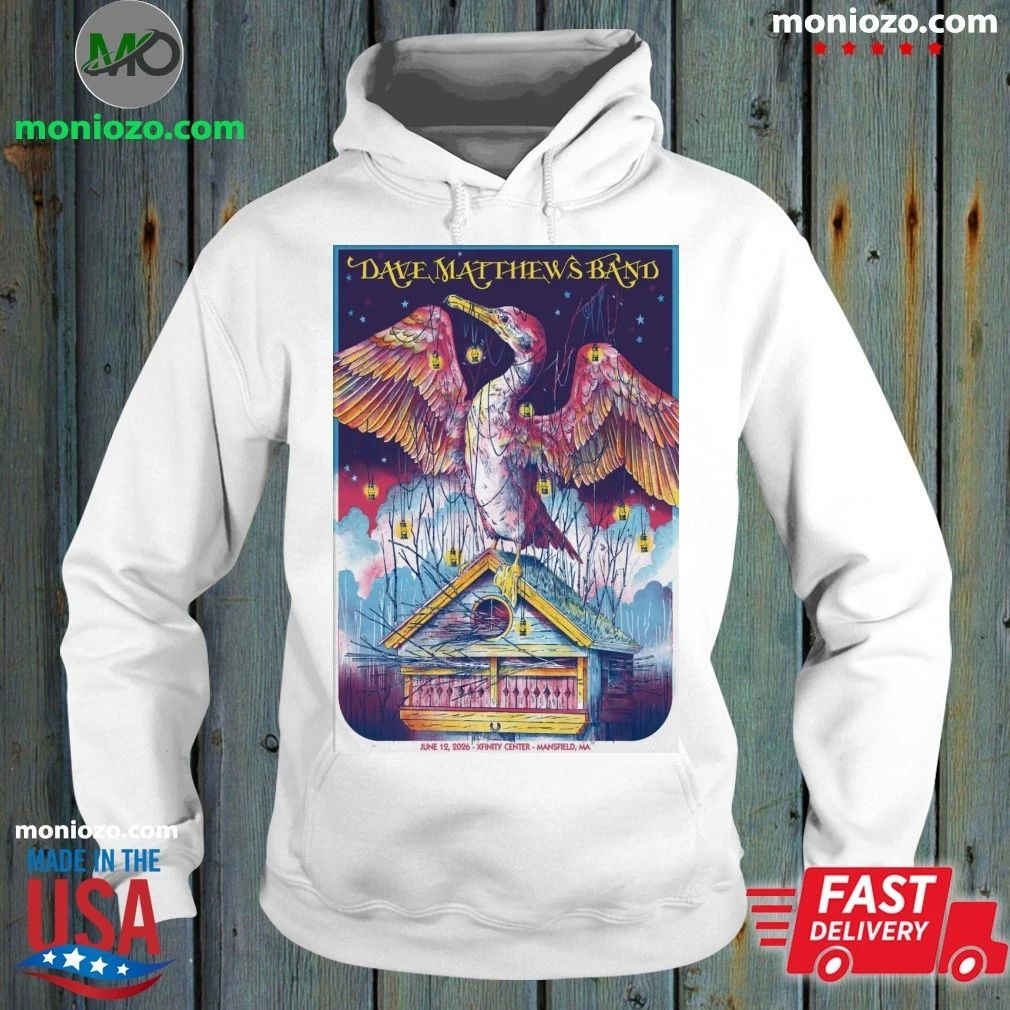 Original Dave Matthews Band June 12 2026 Xfinity Center, Mansfield MA Poster Shirt