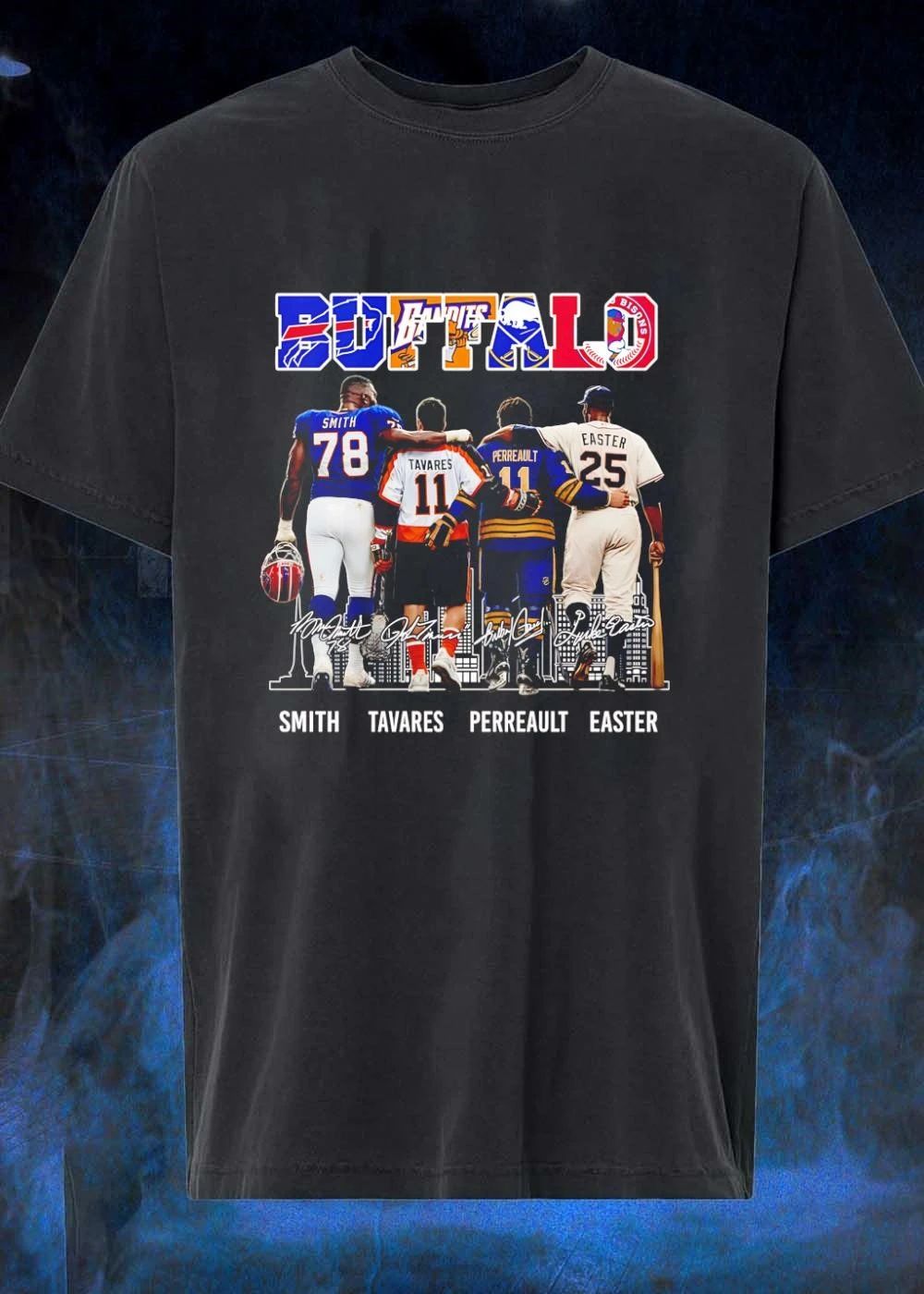 Buffalo Sports Team Logos And Legends T-Shirt