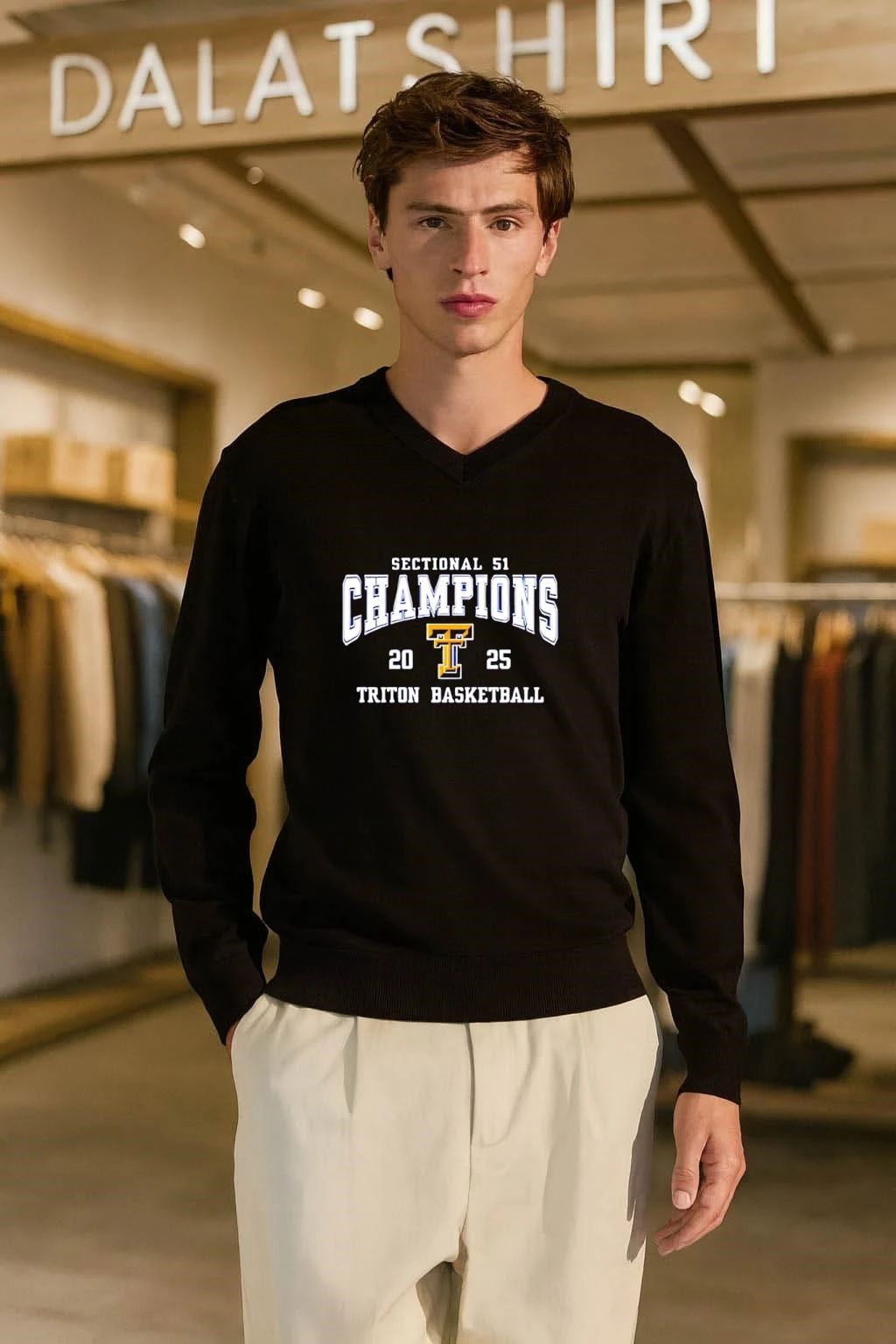 Sectional 51 Champions 2025 Triton Basketball shirt