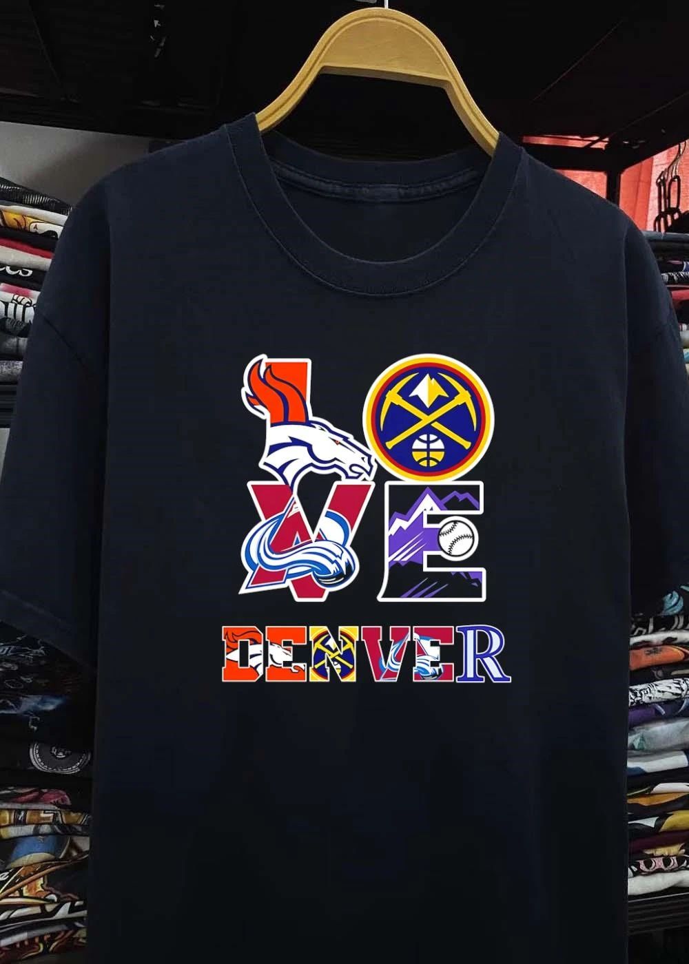 Love Denver Sports Teams Logos T-Shirt