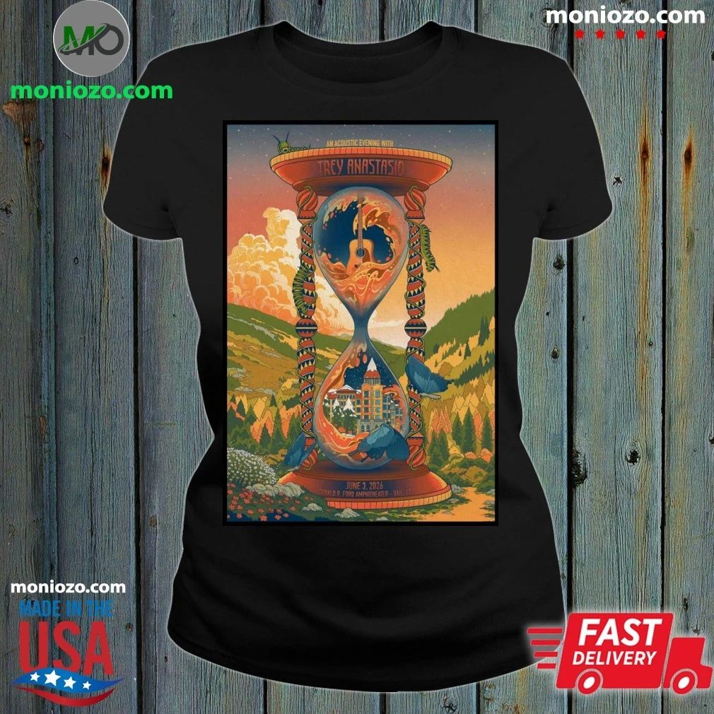 Original Trey Anastasio Vail CO 6 3 2026 Poster Shirt