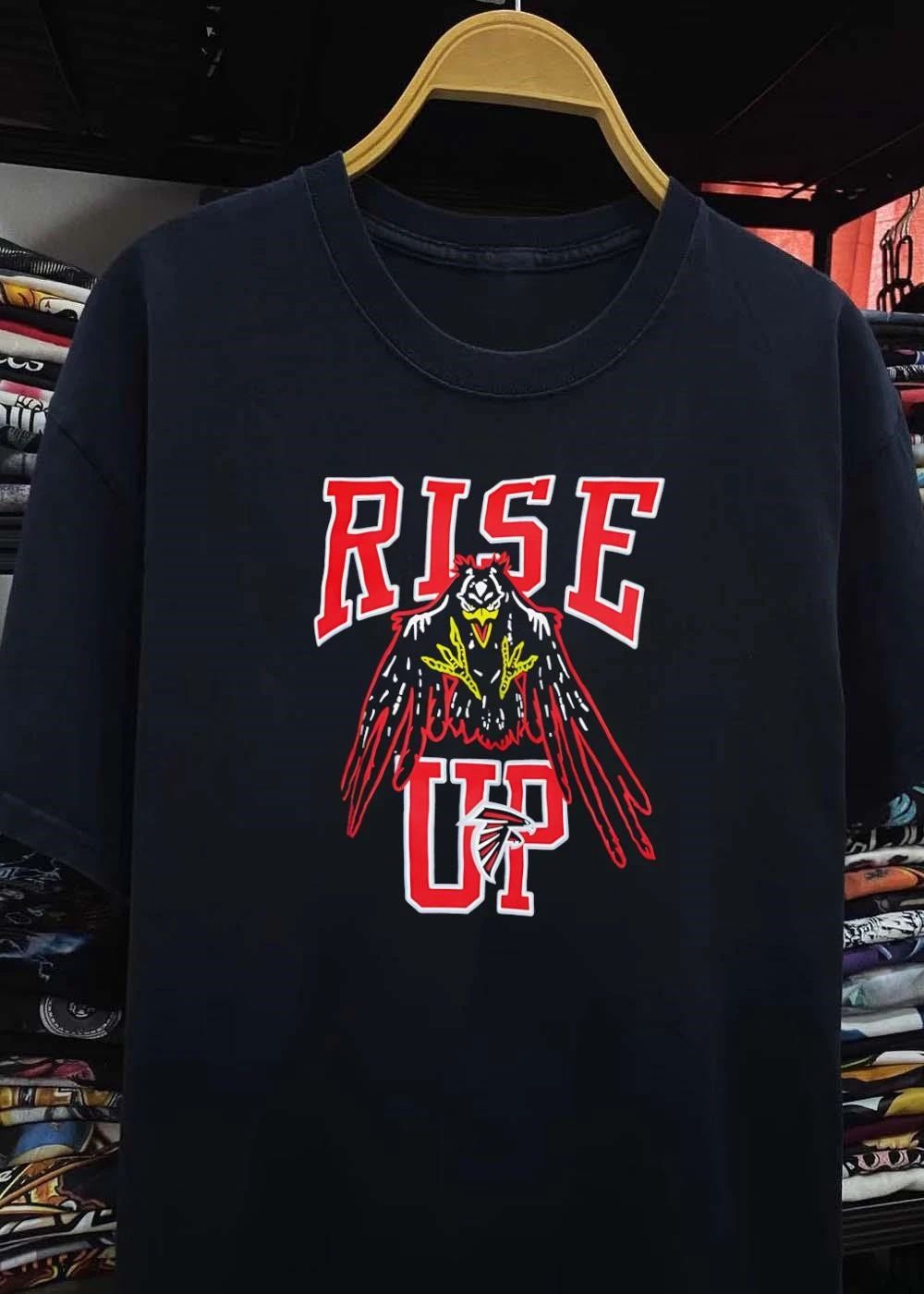 Rise Up Atlanta Football Team Logo Mascot shirt