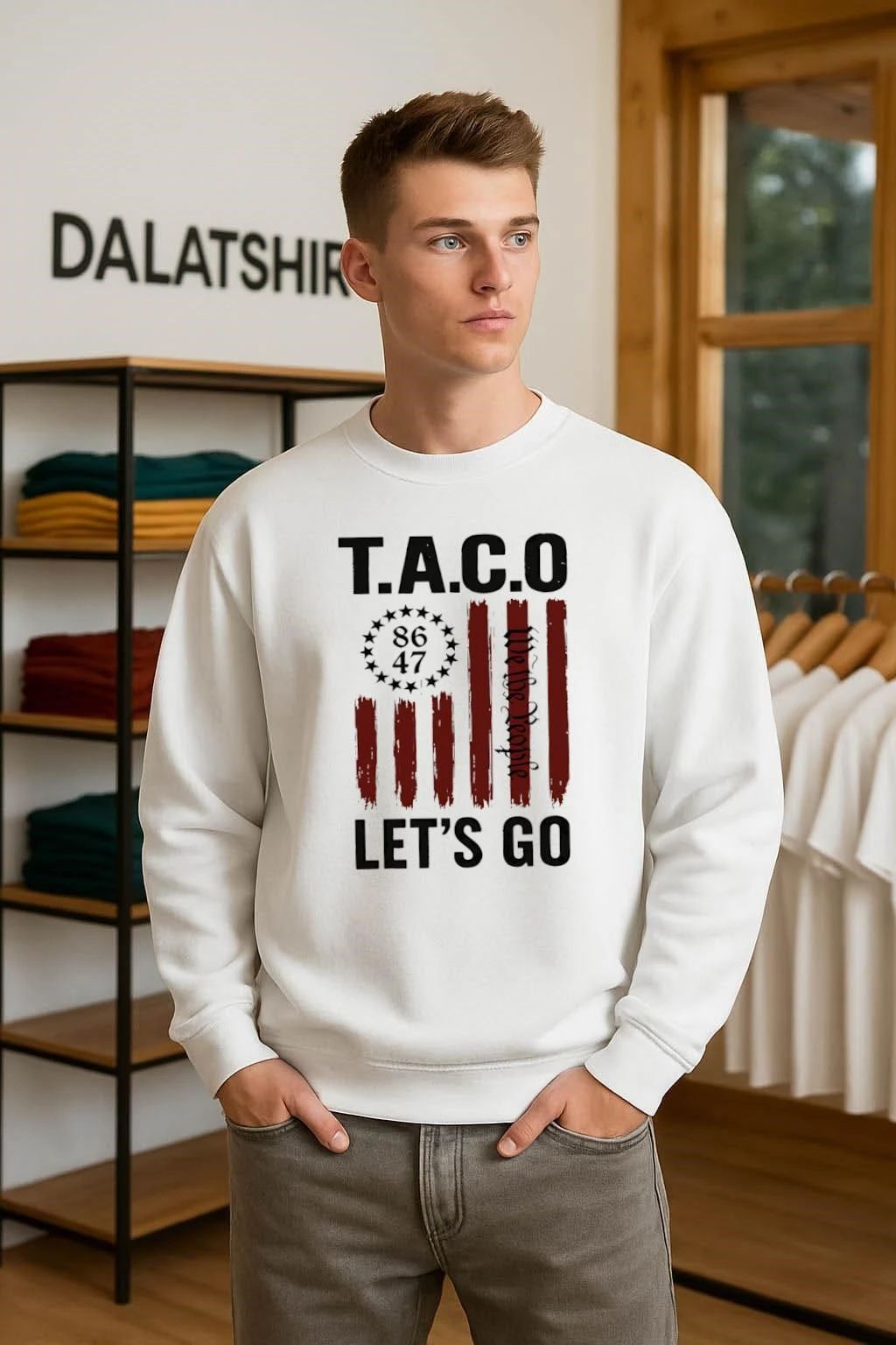 Let’s Go Taco Trump Always Chickens Out 2025 shirt