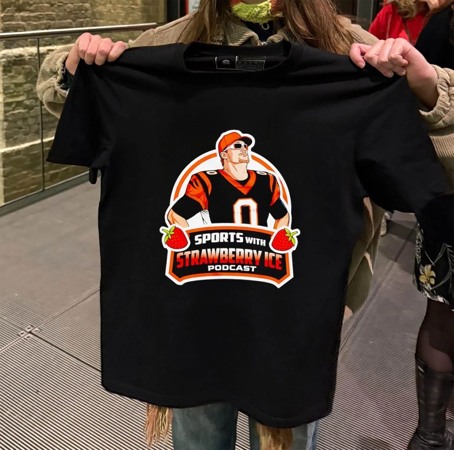 Joe Burrow Sports with Strawberry Ice shirt
