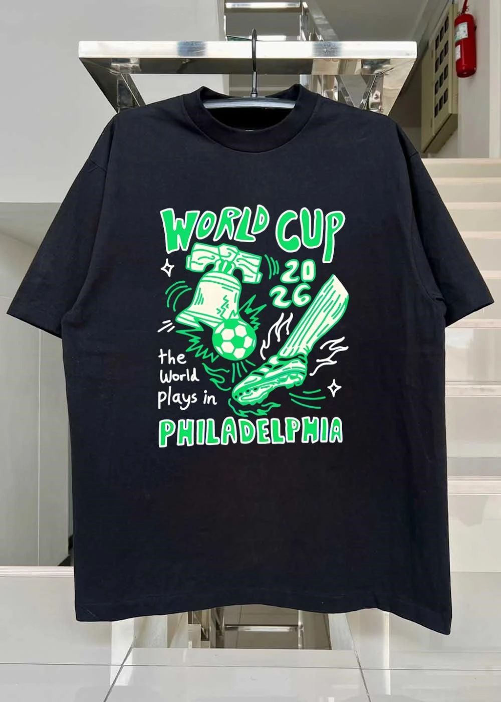 World Cup 2026 The World Plays In Philadelphia Liberty Bell shirt