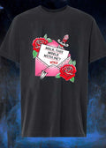 Walk This World With Me XOXO Tattoo Letter Envelope shirt