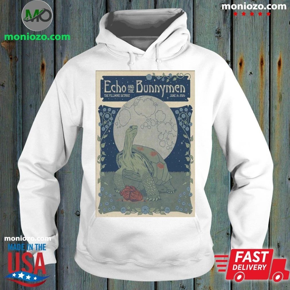 Echo And The Bunnymen In Detroit MI On June 16 2026 Poster T-Shirt