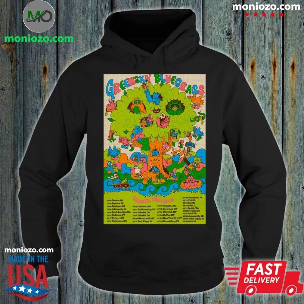 Original Greensky Bluegrass Summer Tour 2026 Poster Shirt
