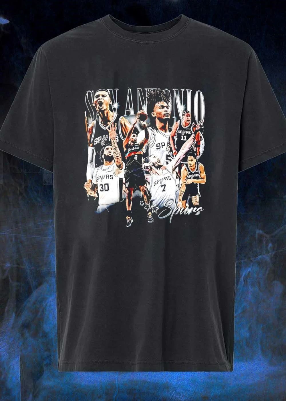 San Antonio Spurs Players Vintage 90s Bootleg shirt