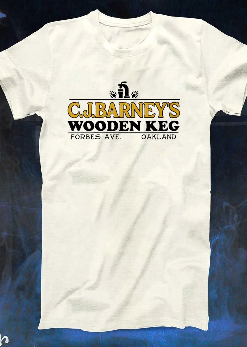C.J.Barney’s Wooden Keg Forbes Ave Oakland shirt