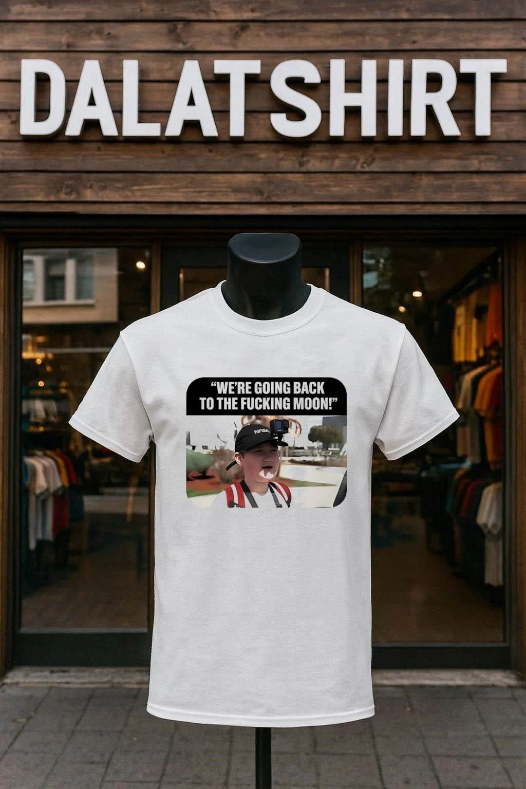 Funny We’re Going Back To The Moon NASA Meme shirt