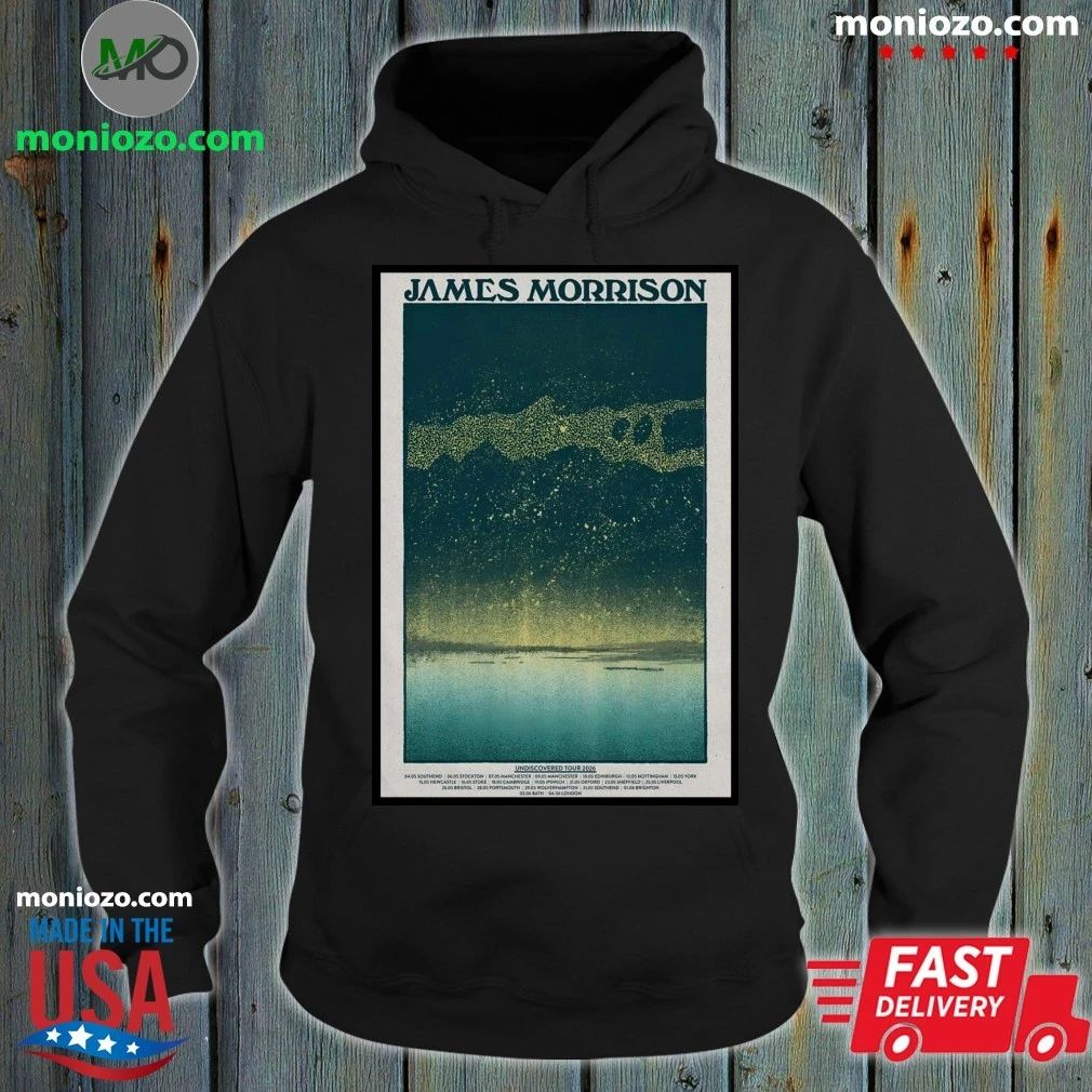 Original James Morrison Undiscovered 2026 Shows Poster Shirt