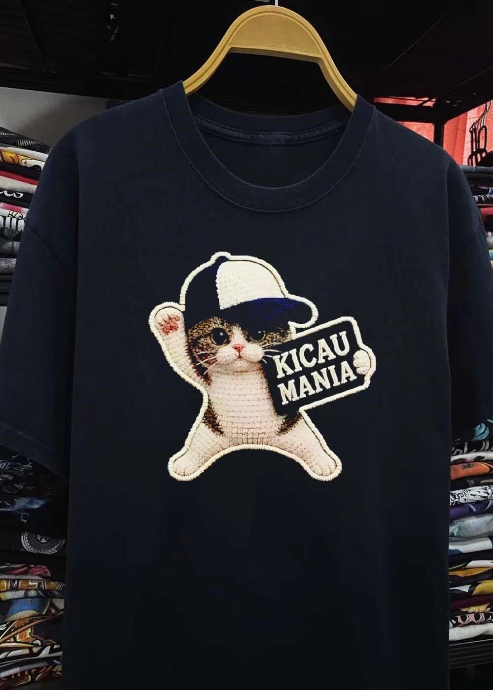 Kicau Mania Crochet Cat cute shirt