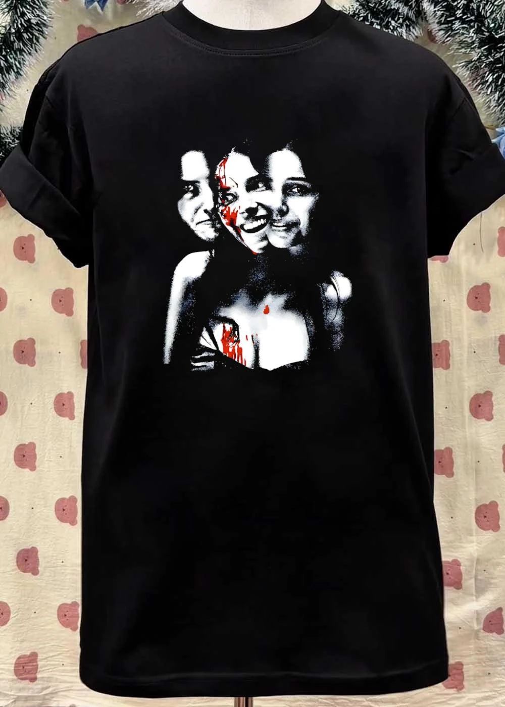 Bloody Three Faces Horror T-Shirt