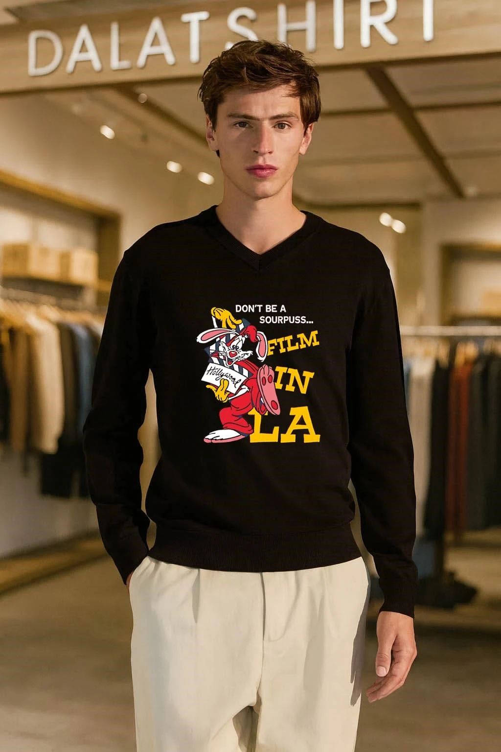 Don’t Be A Sourpuss Roger Rabbit Film In LA shirt