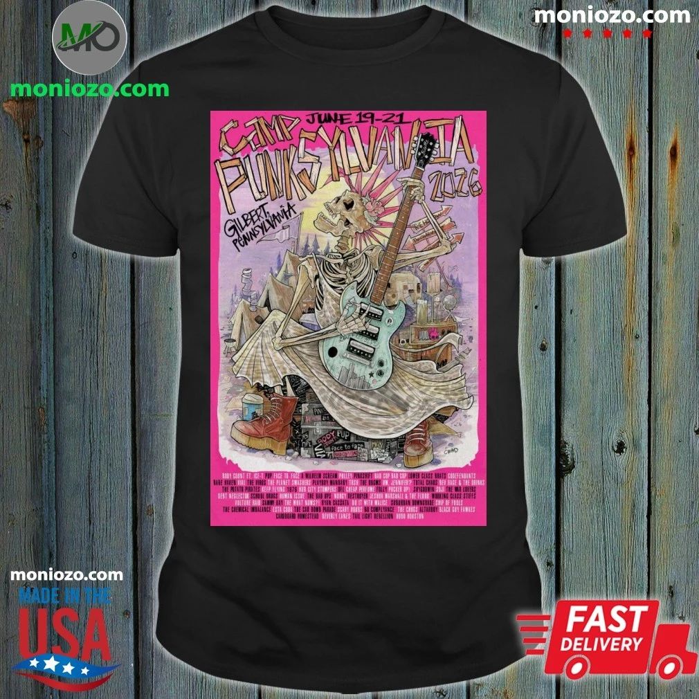 Camp Punksylvania Jun 19-21 2026 West End Fairgrounds In Gilbert PA Poster Shirt