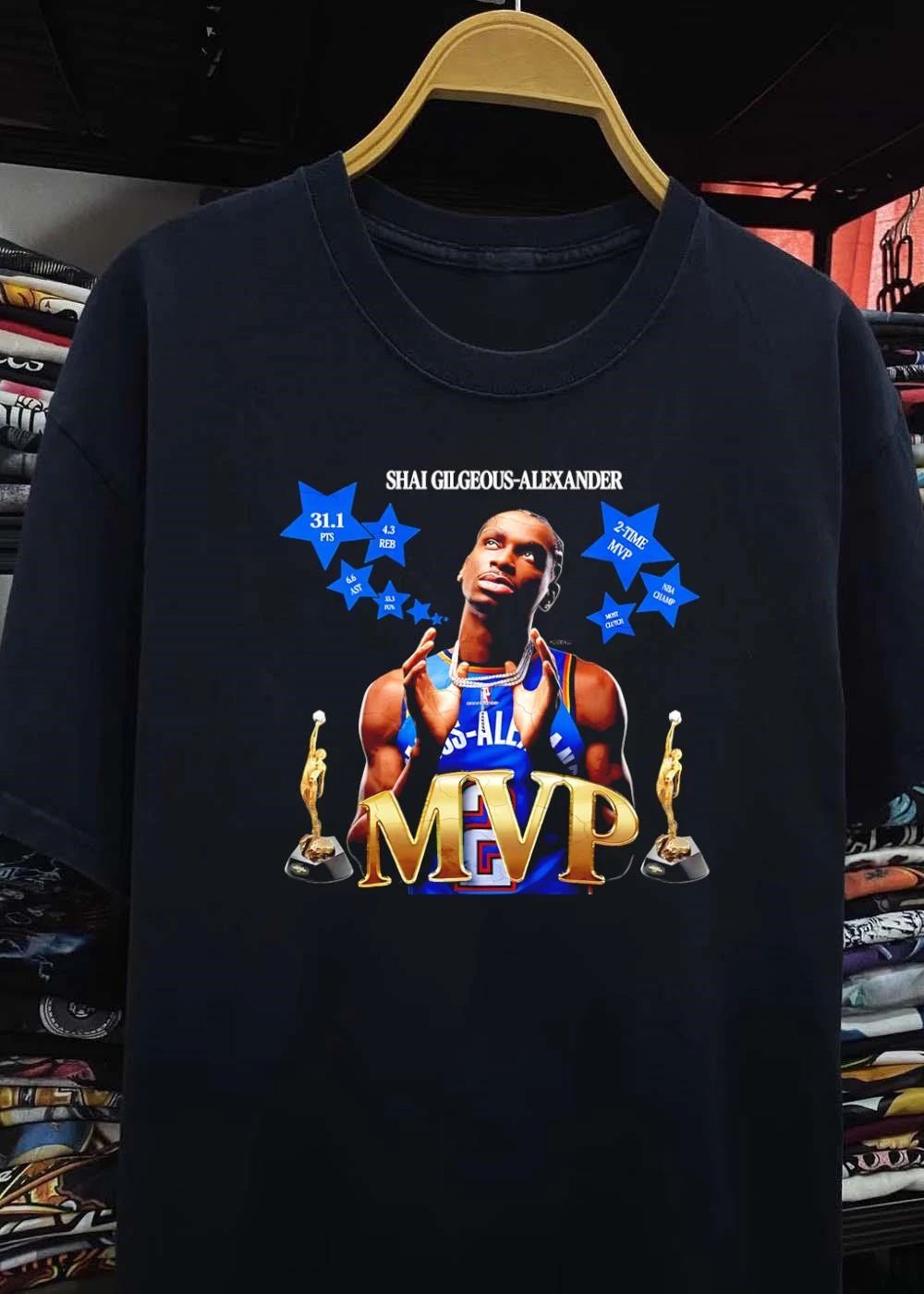 Shai Gilgeous-Alexander MVP Trophy Basketball shirt