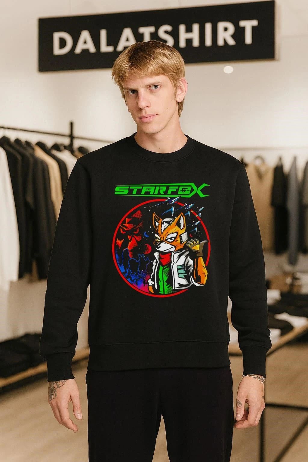 Star Fox McCloud Team Space Arwing Silhouettes hirt