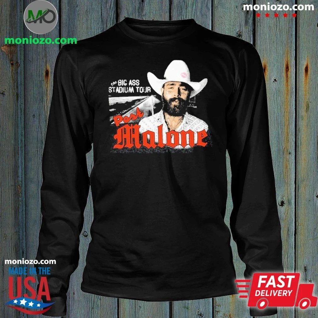 Original Post Malone Big Ass Stadium Tour Photo T-Shirt