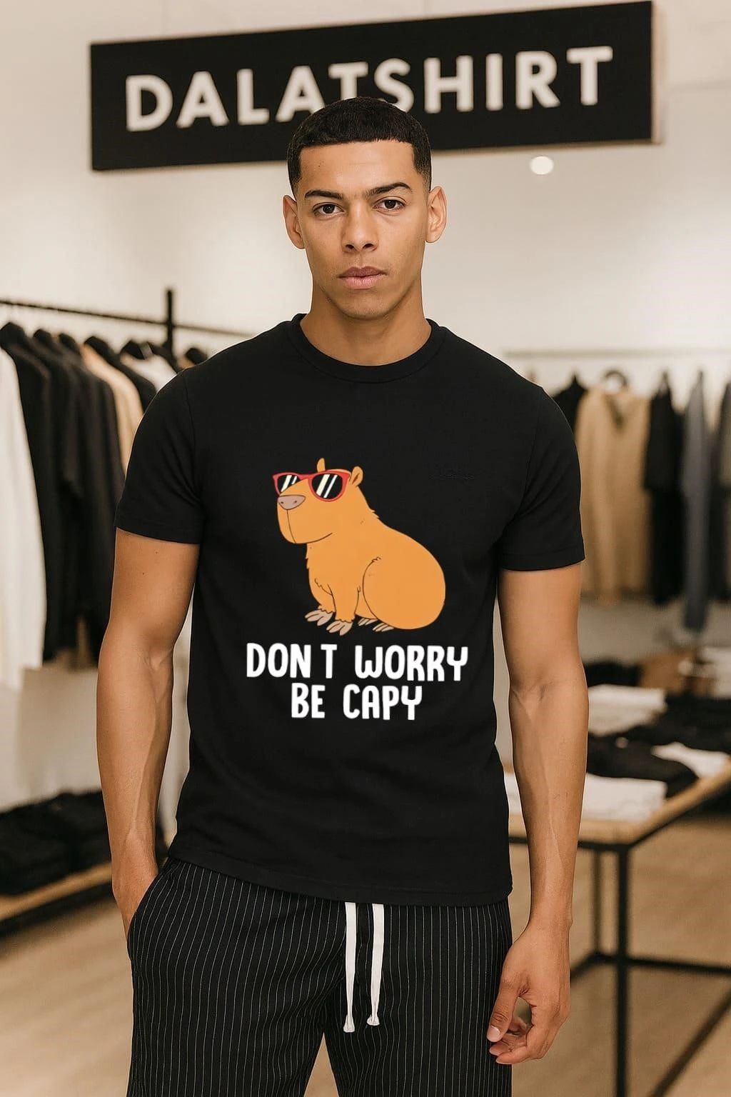 Don’t Worry Be Capy cute shirt
