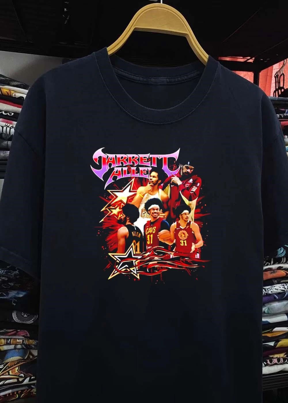 Jarrett Allen Cavs 31 Multi Image Star shirt