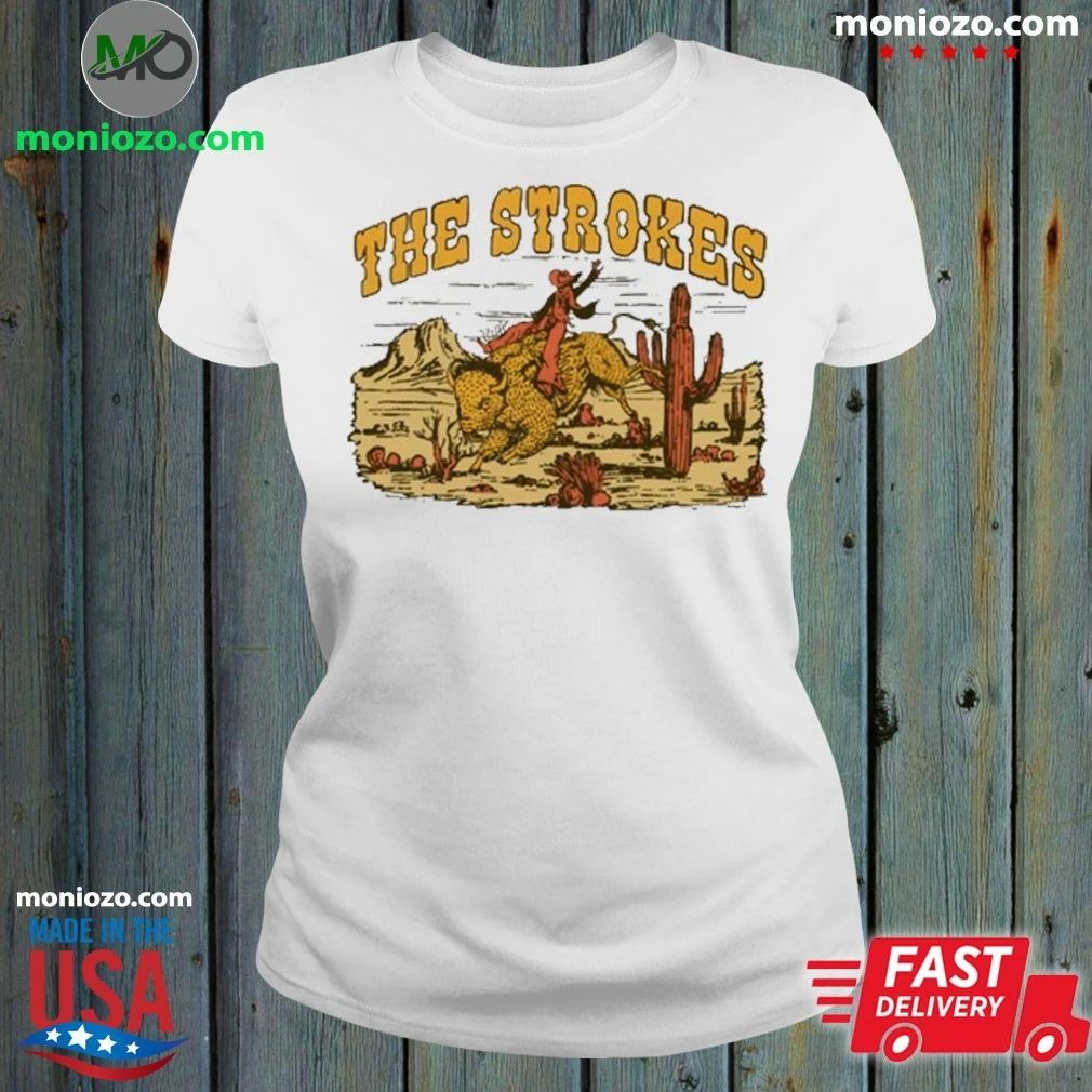Original The Strokes Tour 2026 Bull Rider Shirt