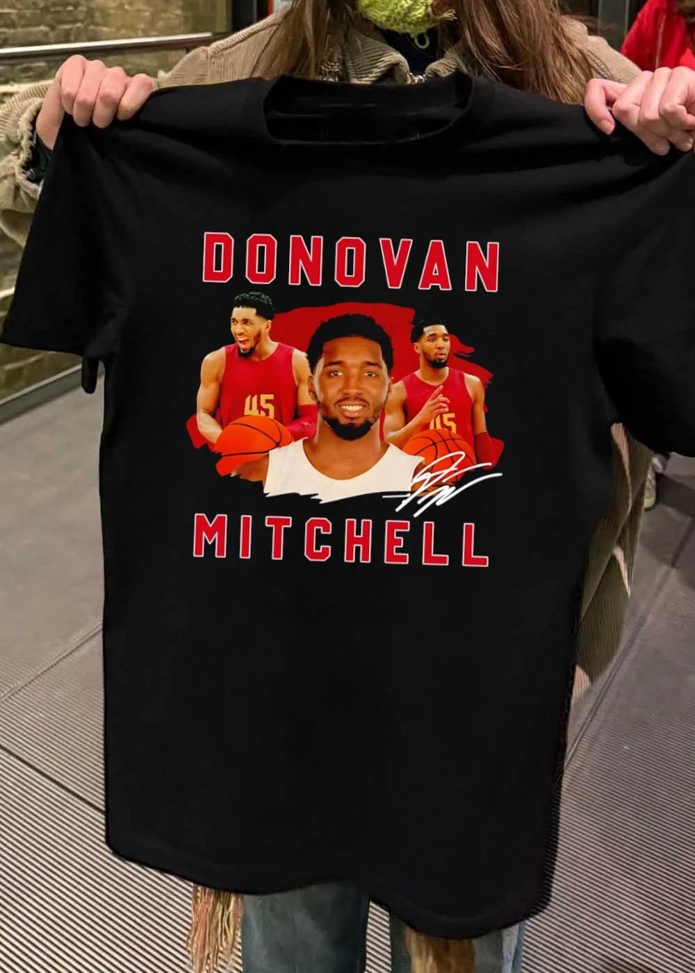 Donovan Mitchell Cleveland 45 Basketball Signature shirt