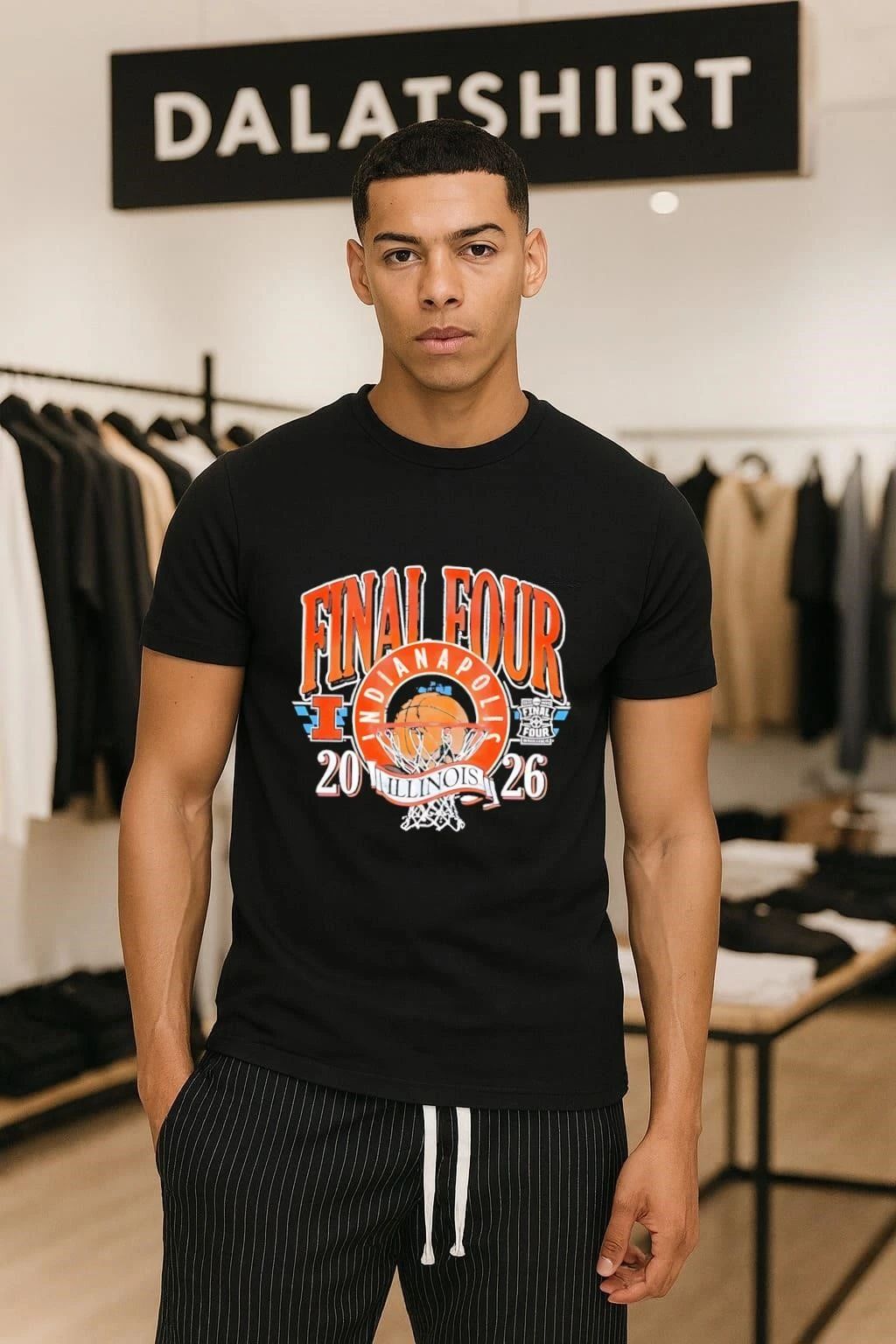 Illinois basketball final four indy vintage shirt