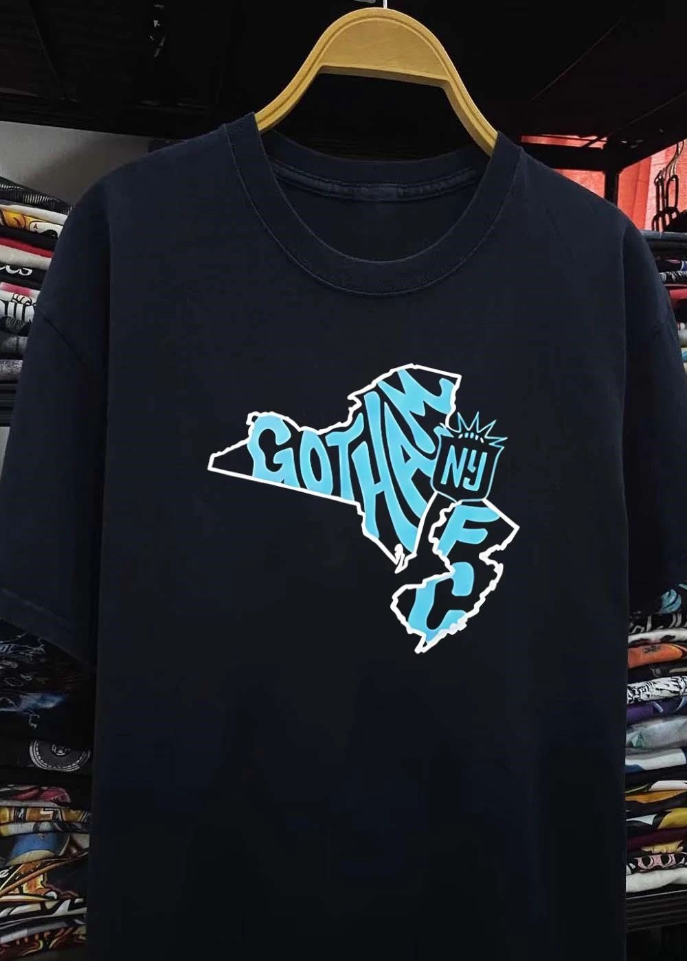 Gotham FC NY New York New Jersey Map shirt