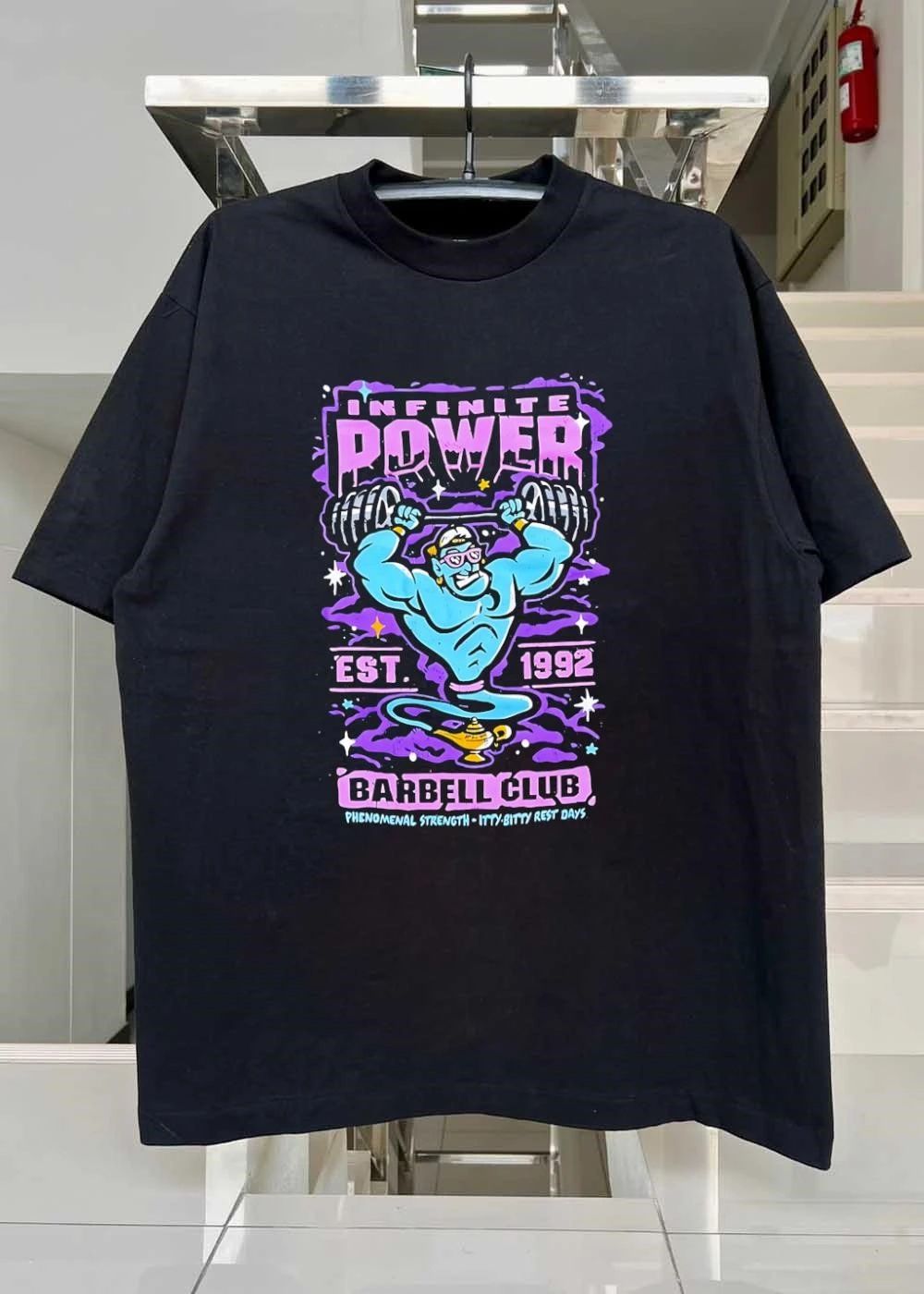 Infinite Power Est 1992 Barbell Club shirt