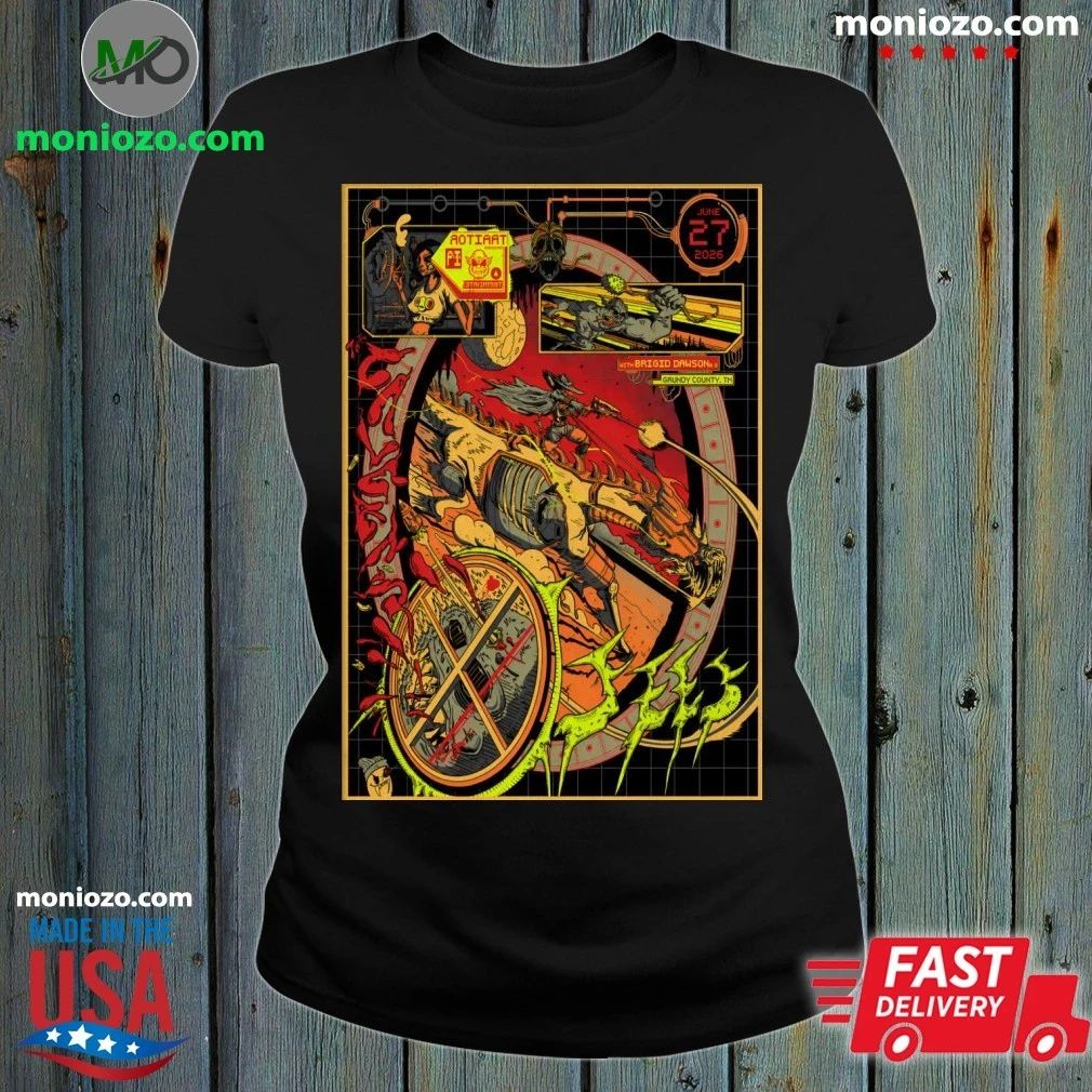 Original Osees In Pelham TN On June 27 2026 Tour Poster Shirt