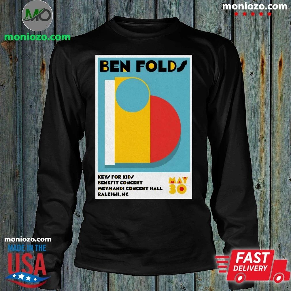 Original Ben Folds Raleigh NC Tour On May 30 2026 Poster Shirt
