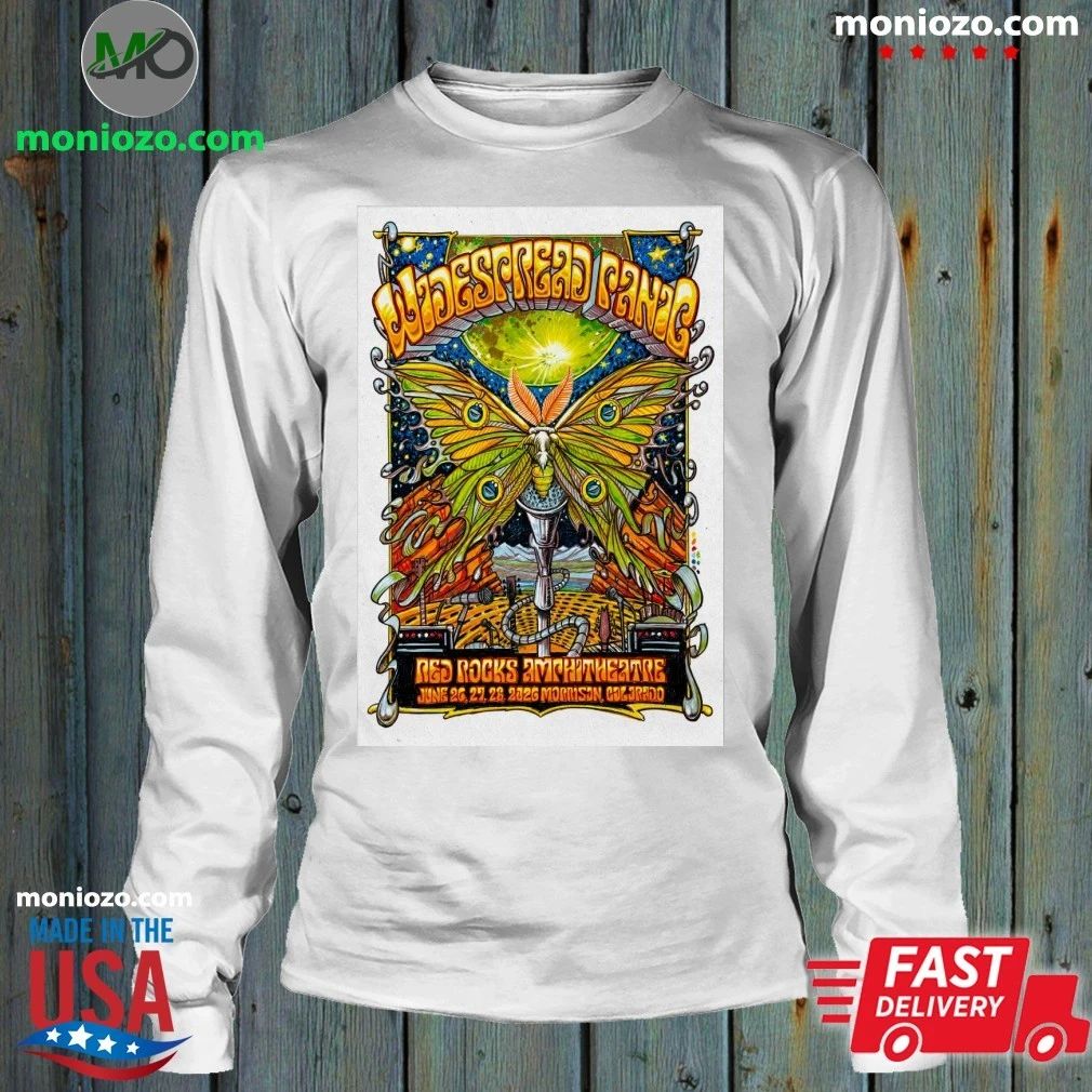Original Widespread Panic Morrison CO, Jun 26-28 2026 Poster T-Shirt