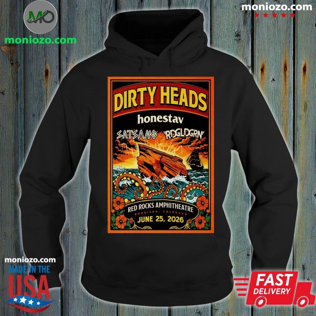 Dirty Heads Morrison Red Rocks Amphitheatre June 25 2026 Poster Shirt