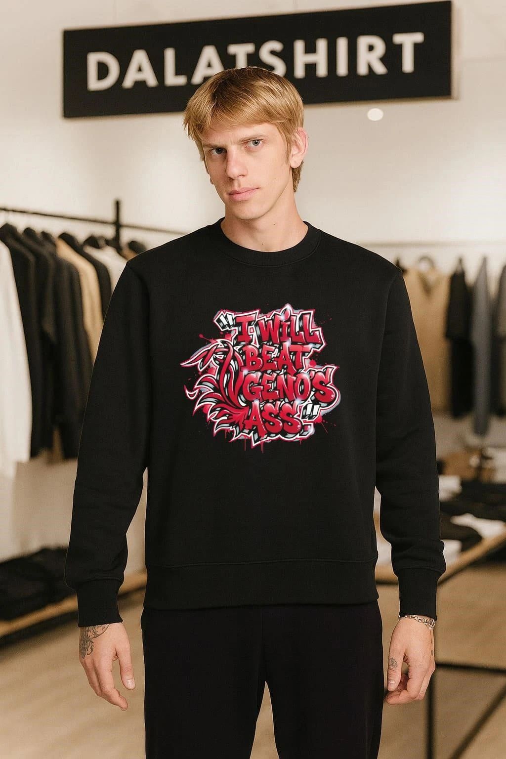 I Will Beat Geno’s Ass art shirt